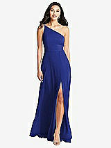 Front View Thumbnail - Cobalt Blue Bella Bridesmaids Dress BB130