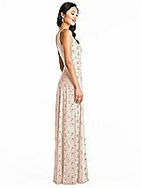 Side View Thumbnail - Coquette Floral Print Bella Bridesmaids Dress BB130