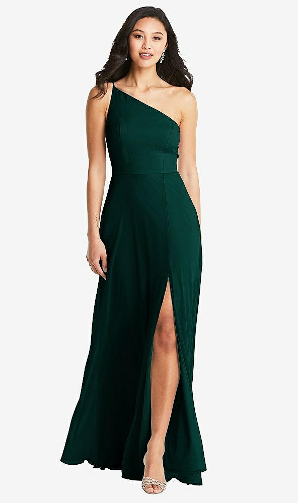 Front View - Evergreen Bella Bridesmaids Dress BB130