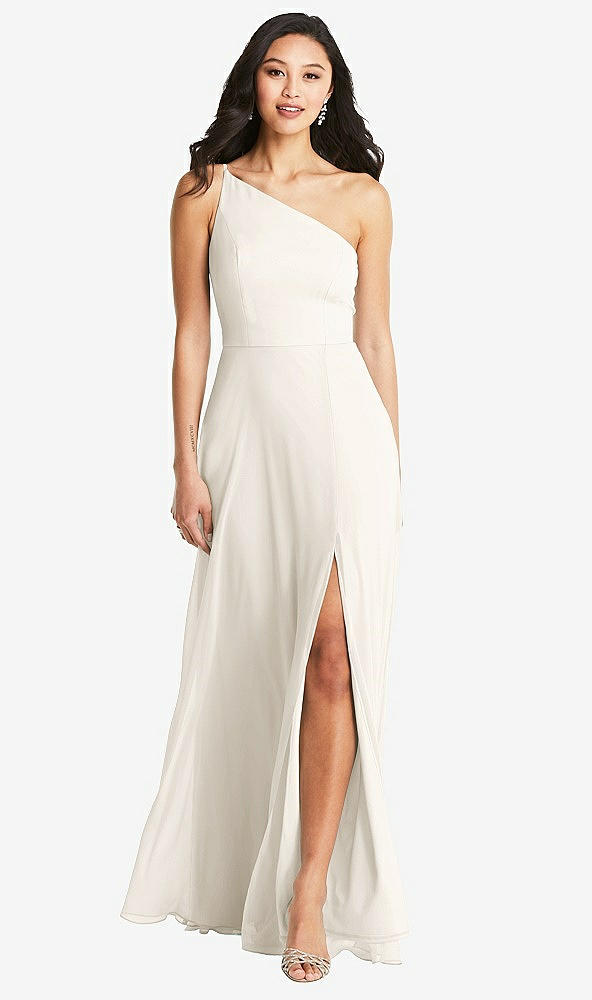 Front View - Ivory Bella Bridesmaids Dress BB130