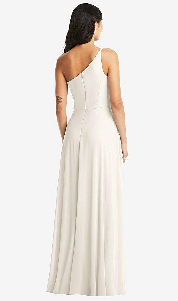 Back View - Ivory Bella Bridesmaids Dress BB130