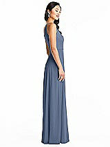 Side View Thumbnail - Larkspur Blue Bella Bridesmaids Dress BB130