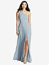 Front View Thumbnail - Mist Bella Bridesmaids Dress BB130