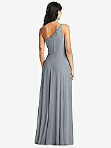 Rear View Thumbnail - Platinum Bella Bridesmaids Dress BB130