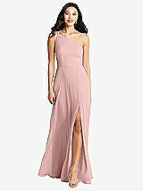 Front View Thumbnail - Rose - PANTONE Rose Quartz Bella Bridesmaids Dress BB130