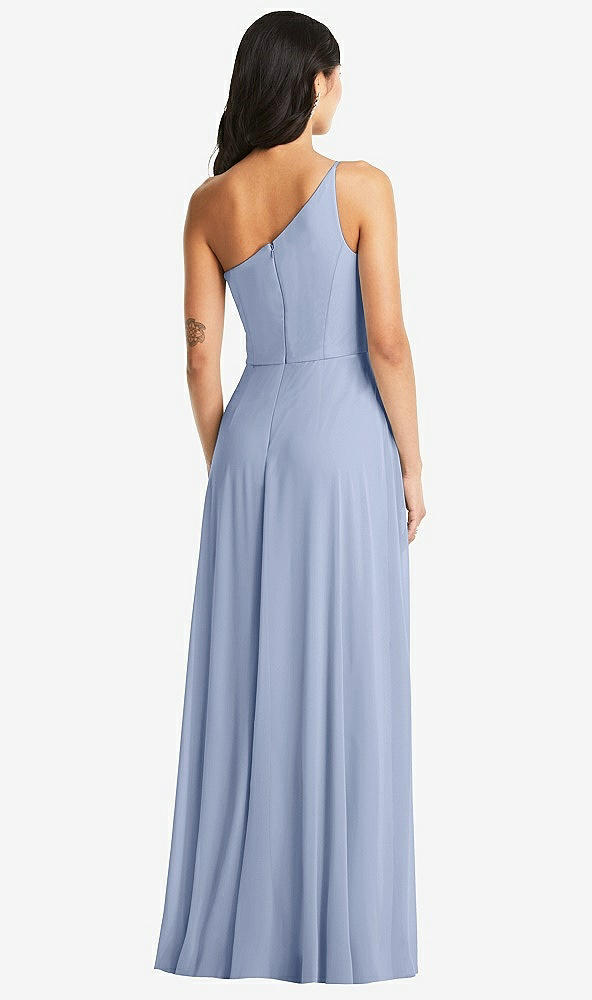 Back View - Sky Blue Bella Bridesmaids Dress BB130