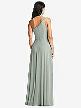 Rear View Thumbnail - Willow Green Bella Bridesmaids Dress BB130