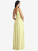 Rear View Thumbnail - Butter Yellow Bella Bridesmaids Dress BB131