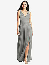 Front View Thumbnail - Chelsea Gray Bella Bridesmaids Dress BB131