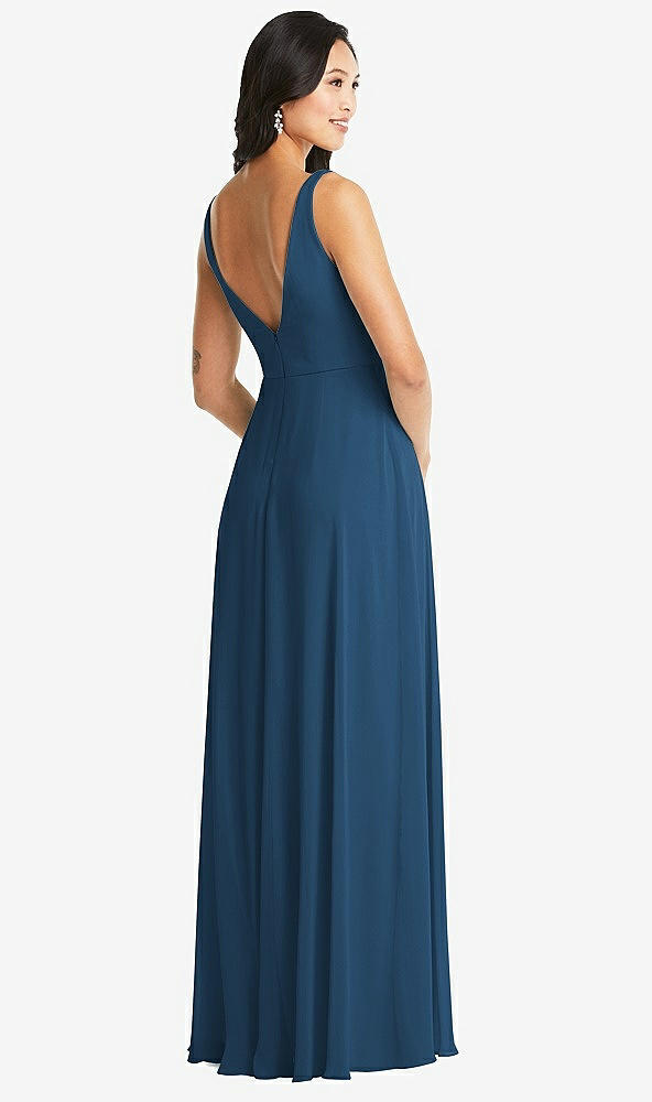 Back View - Dusk Blue Bella Bridesmaids Dress BB131