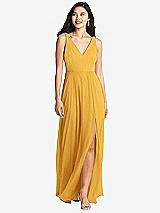 Front View Thumbnail - NYC Yellow Bella Bridesmaids Dress BB131