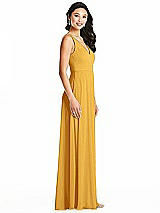 Side View Thumbnail - NYC Yellow Bella Bridesmaids Dress BB131