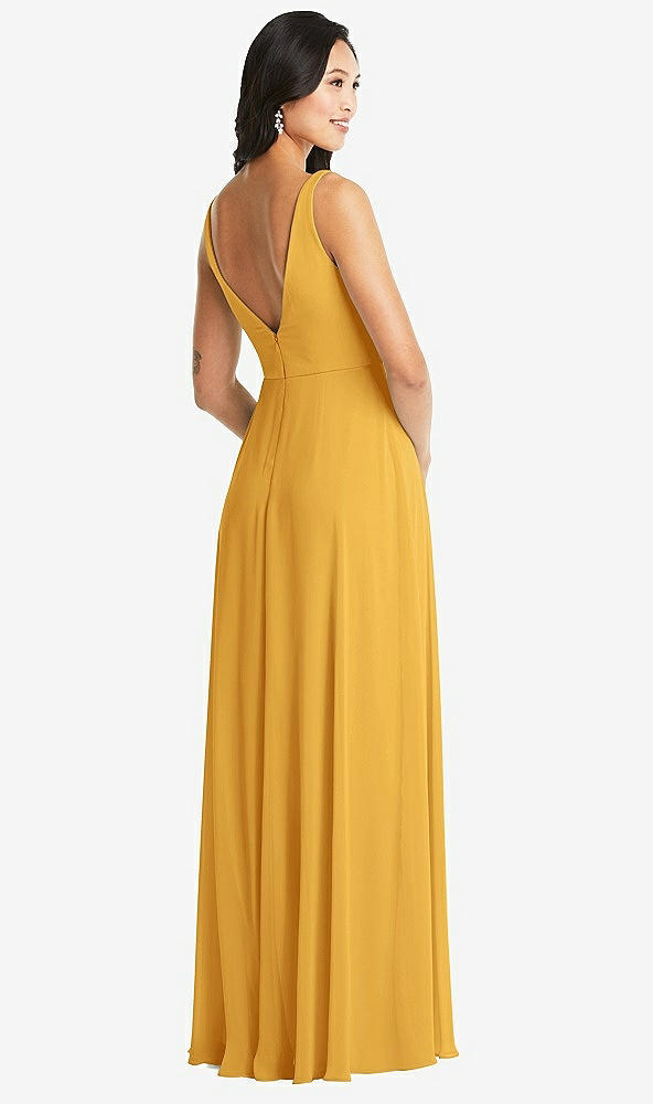 Back View - NYC Yellow Bella Bridesmaids Dress BB131