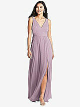 Front View Thumbnail - Suede Rose Bella Bridesmaids Dress BB131