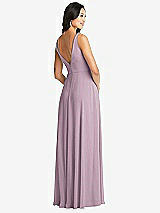 Rear View Thumbnail - Suede Rose Bella Bridesmaids Dress BB131