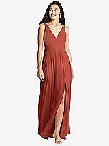 Front View Thumbnail - Amber Sunset Bella Bridesmaids Dress BB131