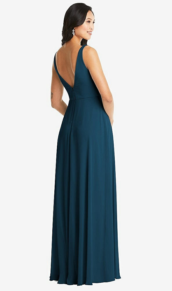 Back View - Atlantic Blue Bella Bridesmaids Dress BB131