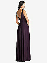 Rear View Thumbnail - Aubergine Bella Bridesmaids Dress BB131