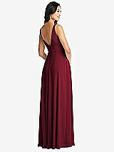 Rear View Thumbnail - Burgundy Bella Bridesmaids Dress BB131