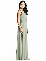 Side View Thumbnail - Celadon Bella Bridesmaids Dress BB131