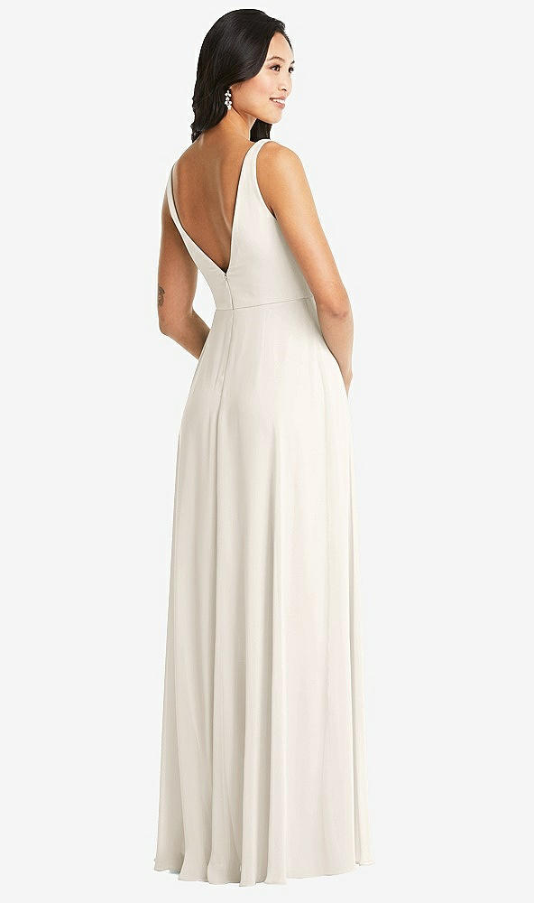 Back View - Ivory Bella Bridesmaids Dress BB131