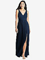 Front View Thumbnail - Midnight Navy Bella Bridesmaids Dress BB131