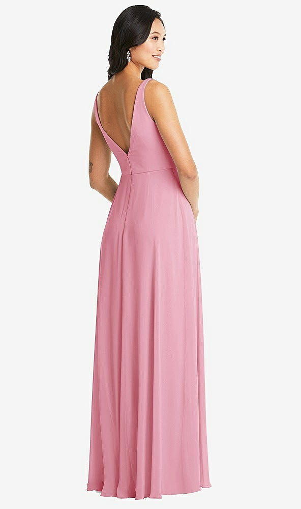 Back View - Peony Pink Bella Bridesmaids Dress BB131