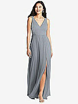 Front View Thumbnail - Platinum Bella Bridesmaids Dress BB131