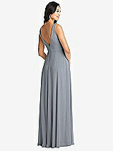 Rear View Thumbnail - Platinum Bella Bridesmaids Dress BB131