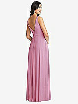 Rear View Thumbnail - Powder Pink Bella Bridesmaids Dress BB131