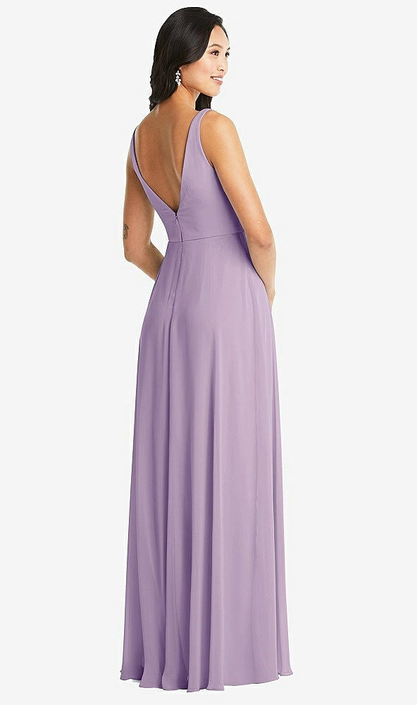 Back View - Pale Purple Bella Bridesmaids Dress BB131