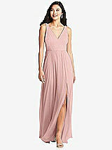 Front View Thumbnail - Rose - PANTONE Rose Quartz Bella Bridesmaids Dress BB131