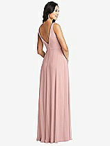 Rear View Thumbnail - Rose - PANTONE Rose Quartz Bella Bridesmaids Dress BB131