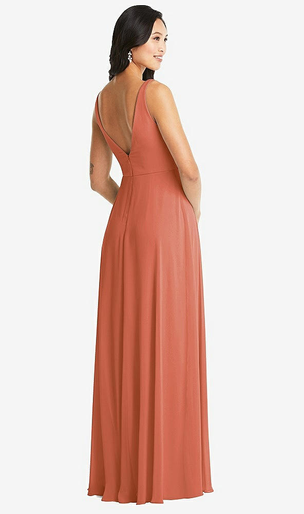 Back View - Terracotta Copper Bella Bridesmaids Dress BB131