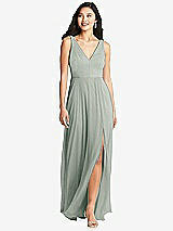 Front View Thumbnail - Willow Green Bella Bridesmaids Dress BB131