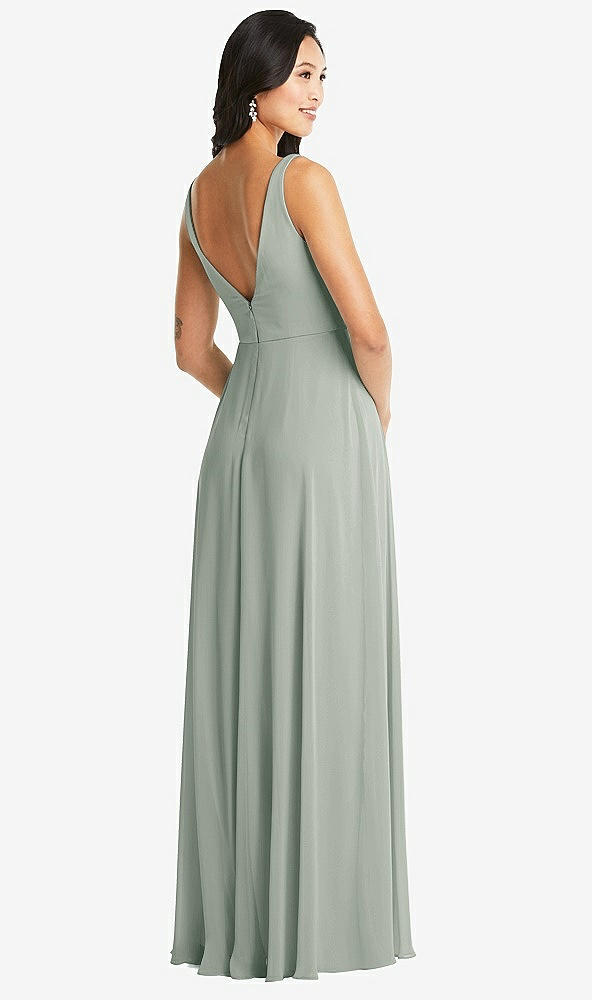 Back View - Willow Green Bella Bridesmaids Dress BB131