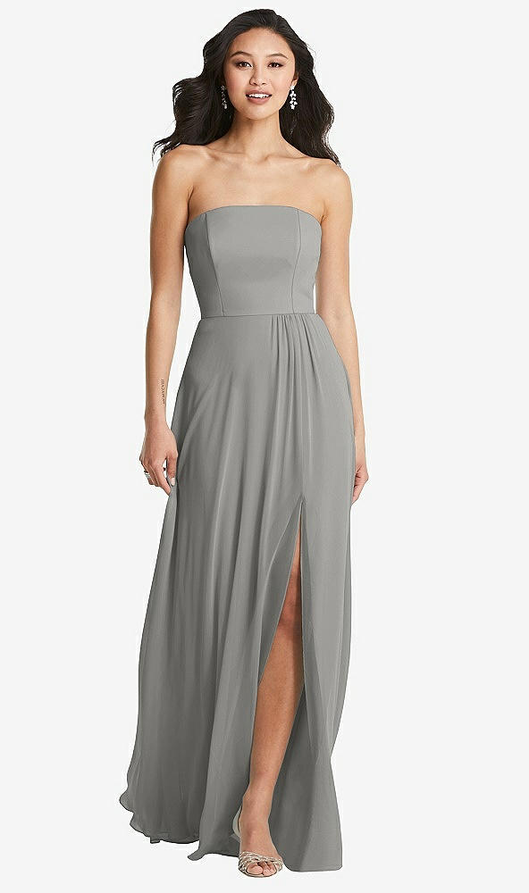 Front View - Chelsea Gray Bella Bridesmaids Dress BB132