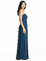 Side View Thumbnail - Dusk Blue Bella Bridesmaids Dress BB132