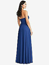 Rear View Thumbnail - Classic Blue Bella Bridesmaids Dress BB132