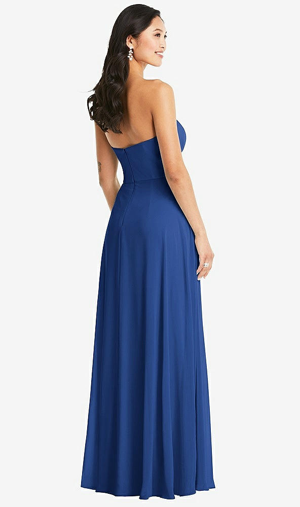 Back View - Classic Blue Bella Bridesmaids Dress BB132