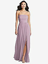 Front View Thumbnail - Suede Rose Bella Bridesmaids Dress BB132