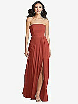 Front View Thumbnail - Amber Sunset Bella Bridesmaids Dress BB132