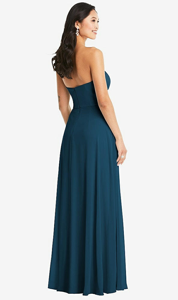 Back View - Atlantic Blue Bella Bridesmaids Dress BB132