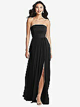 Front View Thumbnail - Black Bella Bridesmaids Dress BB132