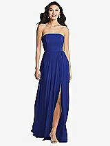 Front View Thumbnail - Cobalt Blue Bella Bridesmaids Dress BB132