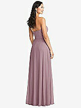 Rear View Thumbnail - Dusty Rose Bella Bridesmaids Dress BB132