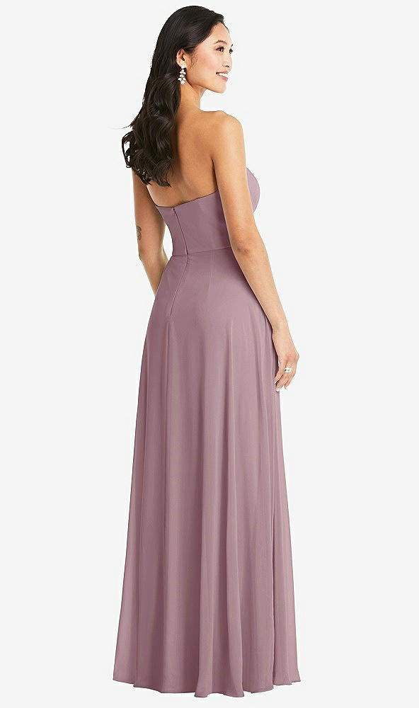 Back View - Dusty Rose Bella Bridesmaids Dress BB132