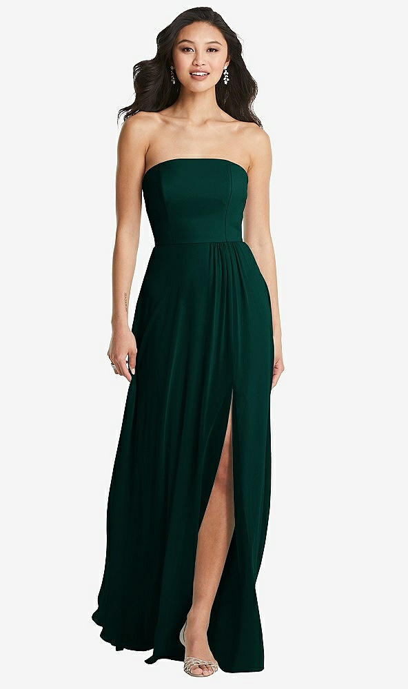 Front View - Evergreen Bella Bridesmaids Dress BB132