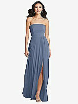 Front View Thumbnail - Larkspur Blue Bella Bridesmaids Dress BB132