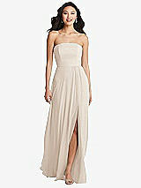 Front View Thumbnail - Oat Bella Bridesmaids Dress BB132